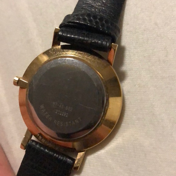 Vintage Movado black and gold watch main image 2